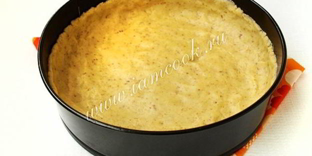 торт яичница с персиками и шоколадом