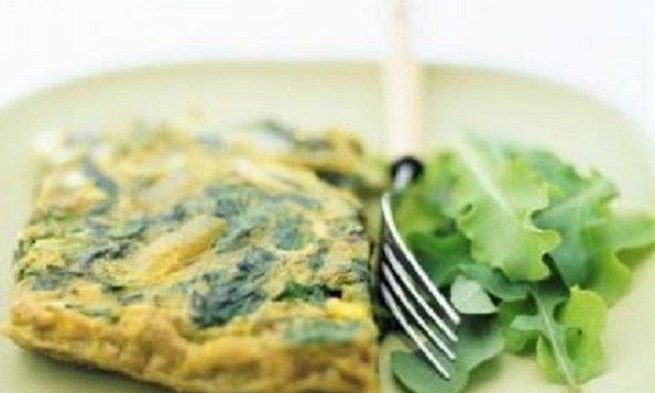 Рецепт яичницы-болтуньи со шпинатом