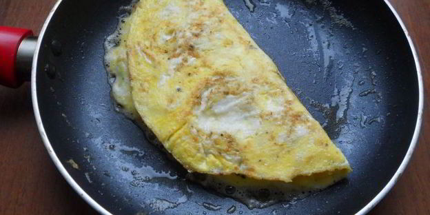 яичница по-японски с сыром