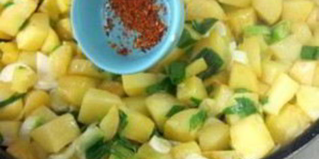 яичница с горошком