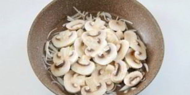 яичница с грибами