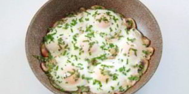 яичница с грибами