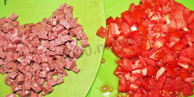 яичница с кабачками