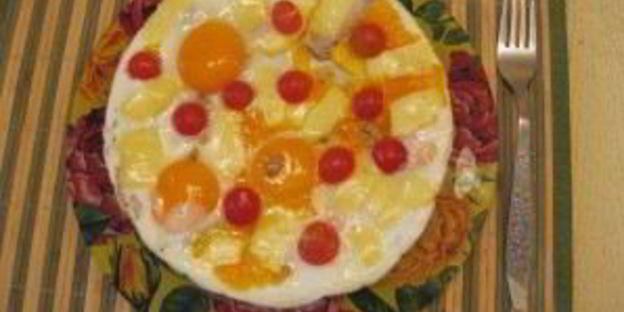 яичница с мясом