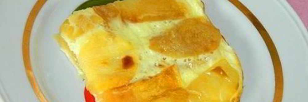 Яичница с яблоками