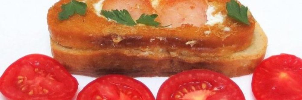 Яичница в хлебе