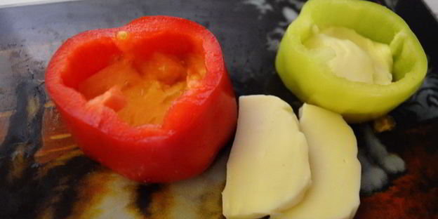 яичница в перце