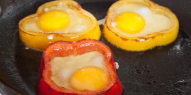 яичница в сладком перце