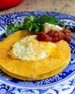 Яичница в тортилье