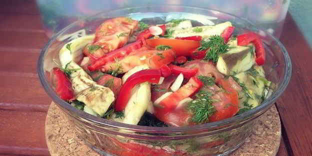 закуска демьянки из баклажанов