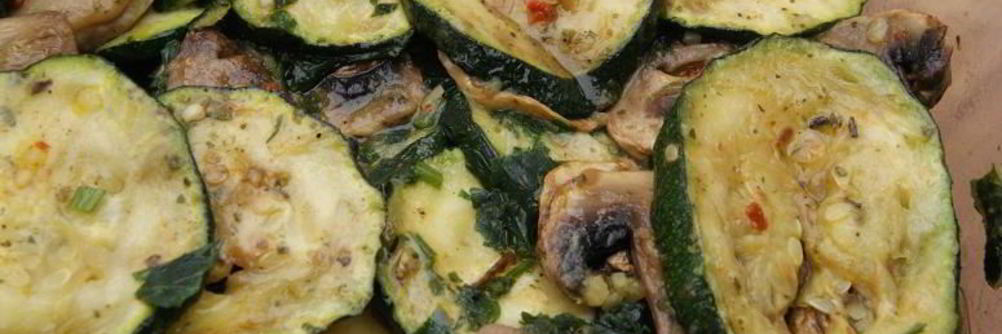 Закуска Грибы & цуккини