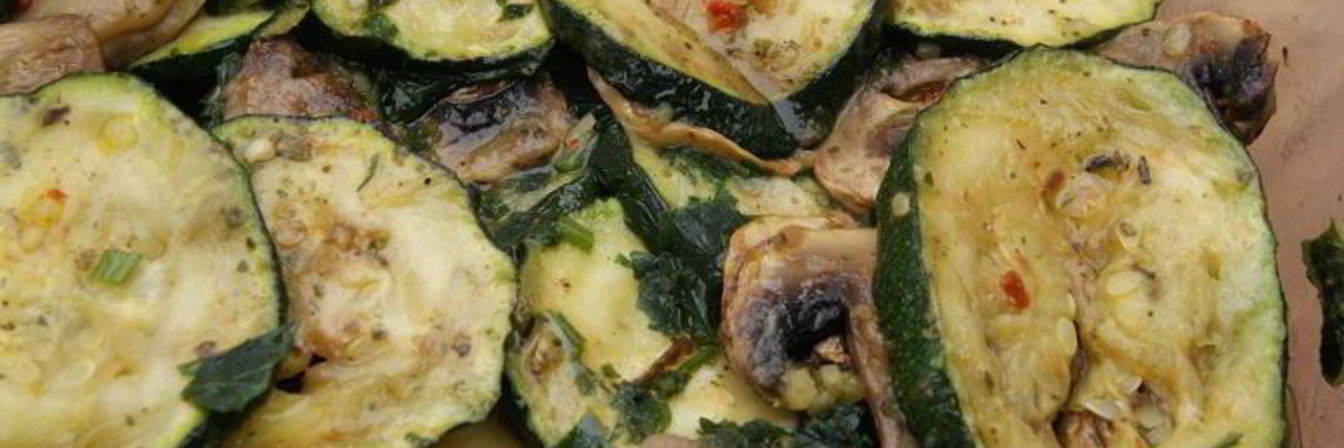 Закуска Грибы & цуккини