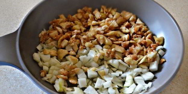 закуска из баклажанов с мидиями