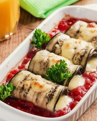 Закуска из баклажанов с сыром