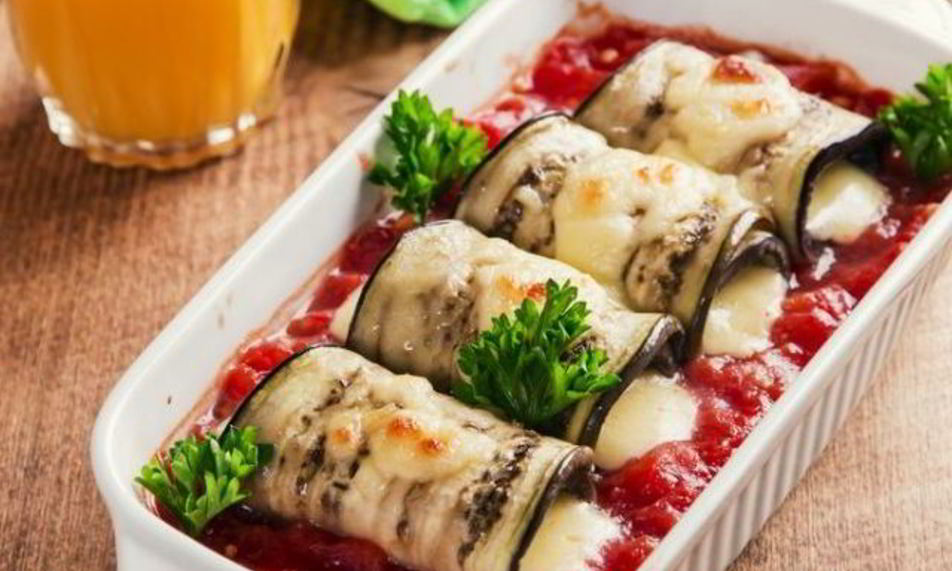 Рецепт закуски из баклажанов с сыром