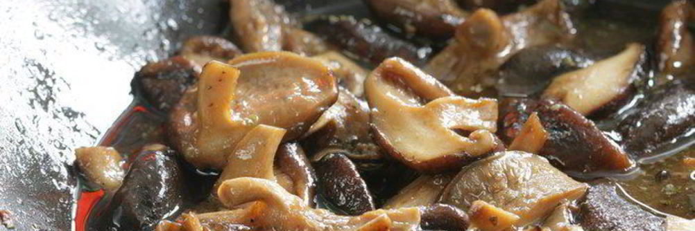 Закуска из грибов шиитаке