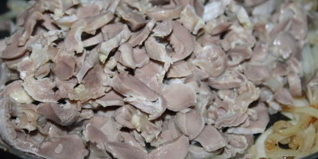 закуска из куриных желудков