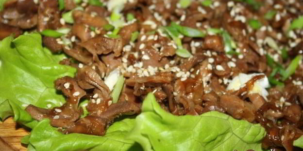 закуска из куриных желудков