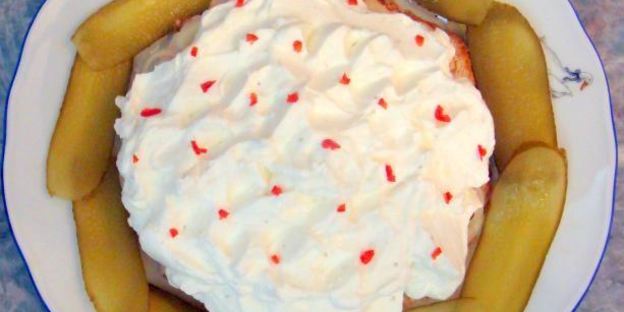 закуска из свинины под сливочным соусом