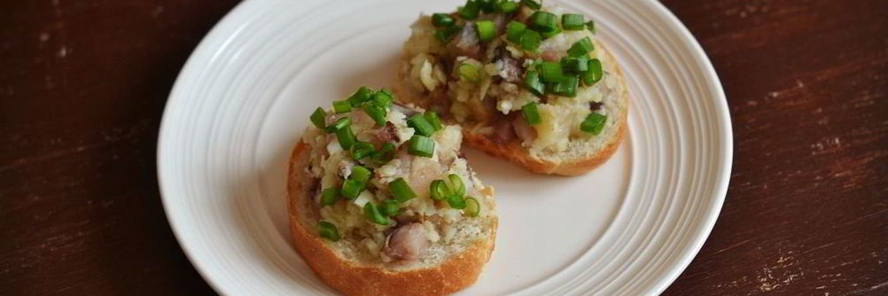 Закуска с сельдью