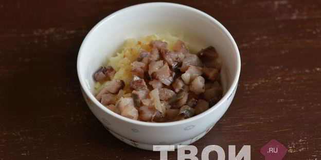 закуска с сельдью