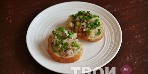 закуска с сельдью