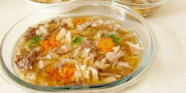 мясное заливное