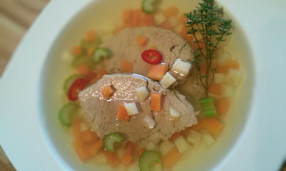 Рецепт телячьего заливного