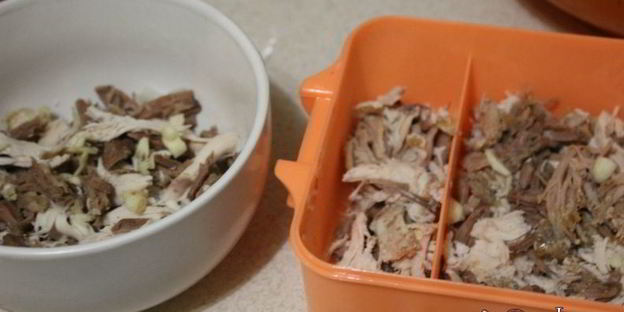 заливное-ассорти из мяса и птицы