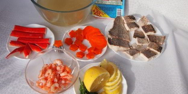 заливное дары посейдона