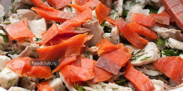 заливное из двух видов рыбы