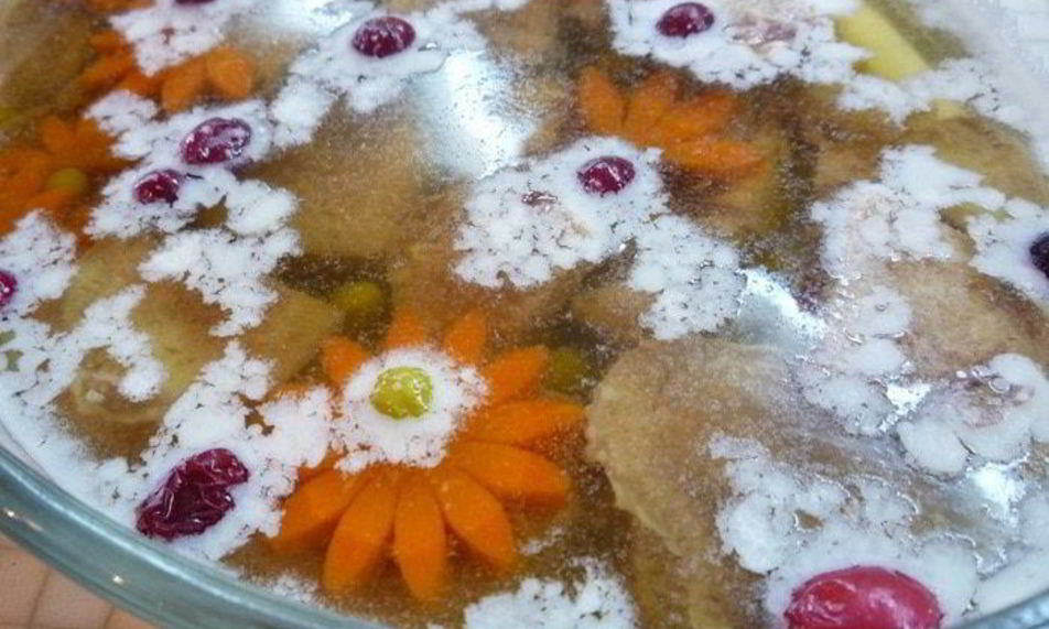 Рецепт заливного из говяжьего и свиного языков