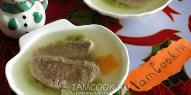 заливное из говяжьего языка