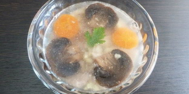 заливное из индейки с грибами