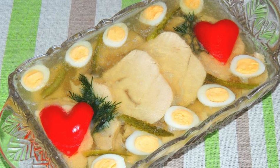 Рецепт заливного из куриных грудок