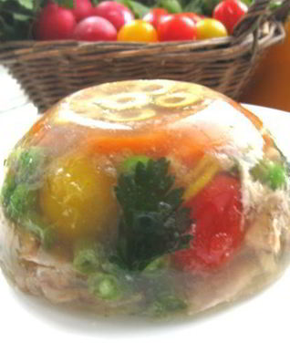 Заливное из курицы без добавления желатина