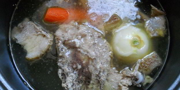 заливное из курицы со свининой в мультиварке