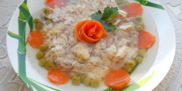 заливное из курицы со свининой в мультиварке