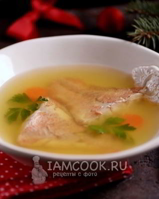 Заливное из морского окуня