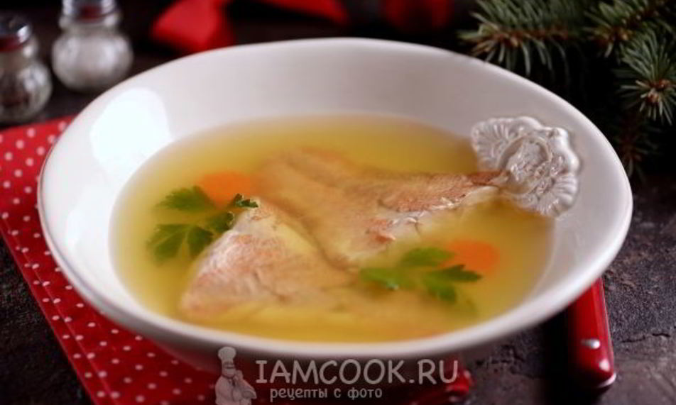 Рецепт заливного из морского окуня