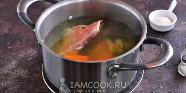 заливное из морского окуня