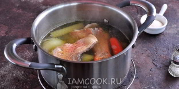 заливное из морского окуня