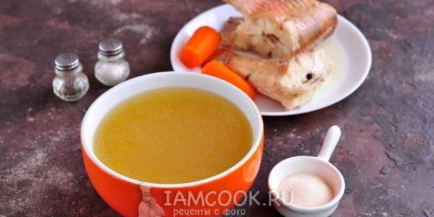 заливное из морского окуня