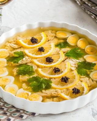 Заливное из осетра