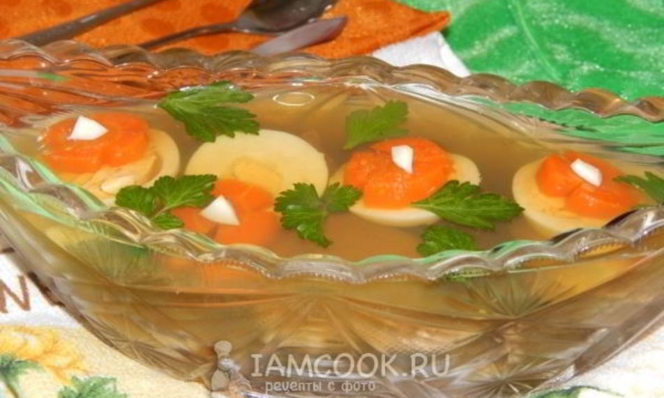 Рецепт заливного из печени