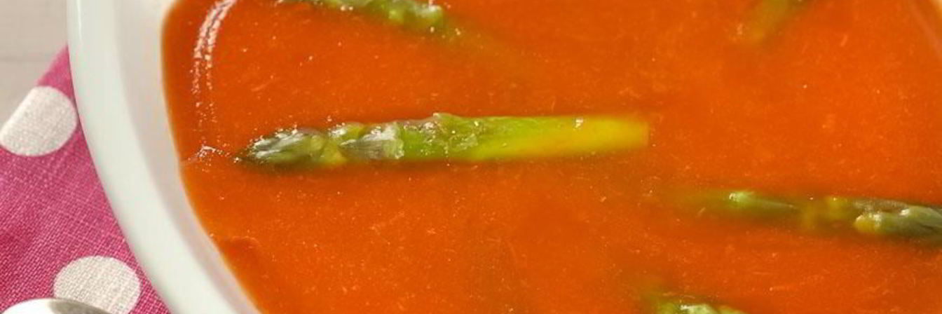Заливное из перца со спаржей