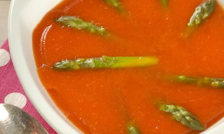 Рецепт заливного из перца со спаржей