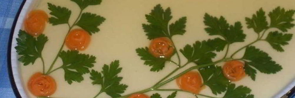 Заливное из рыбы трески