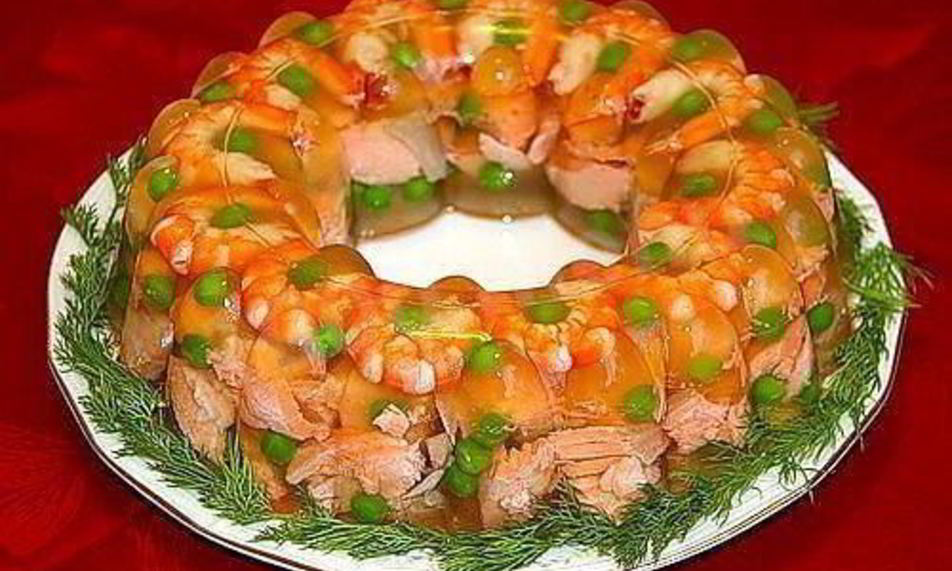 Рецепт заливного из семги и форели