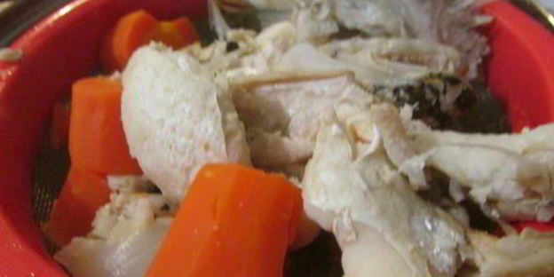 заливное из судака и креветок